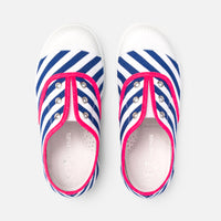 9 QTY / BLEU  CHAUSSURES TOILE DIAMANT