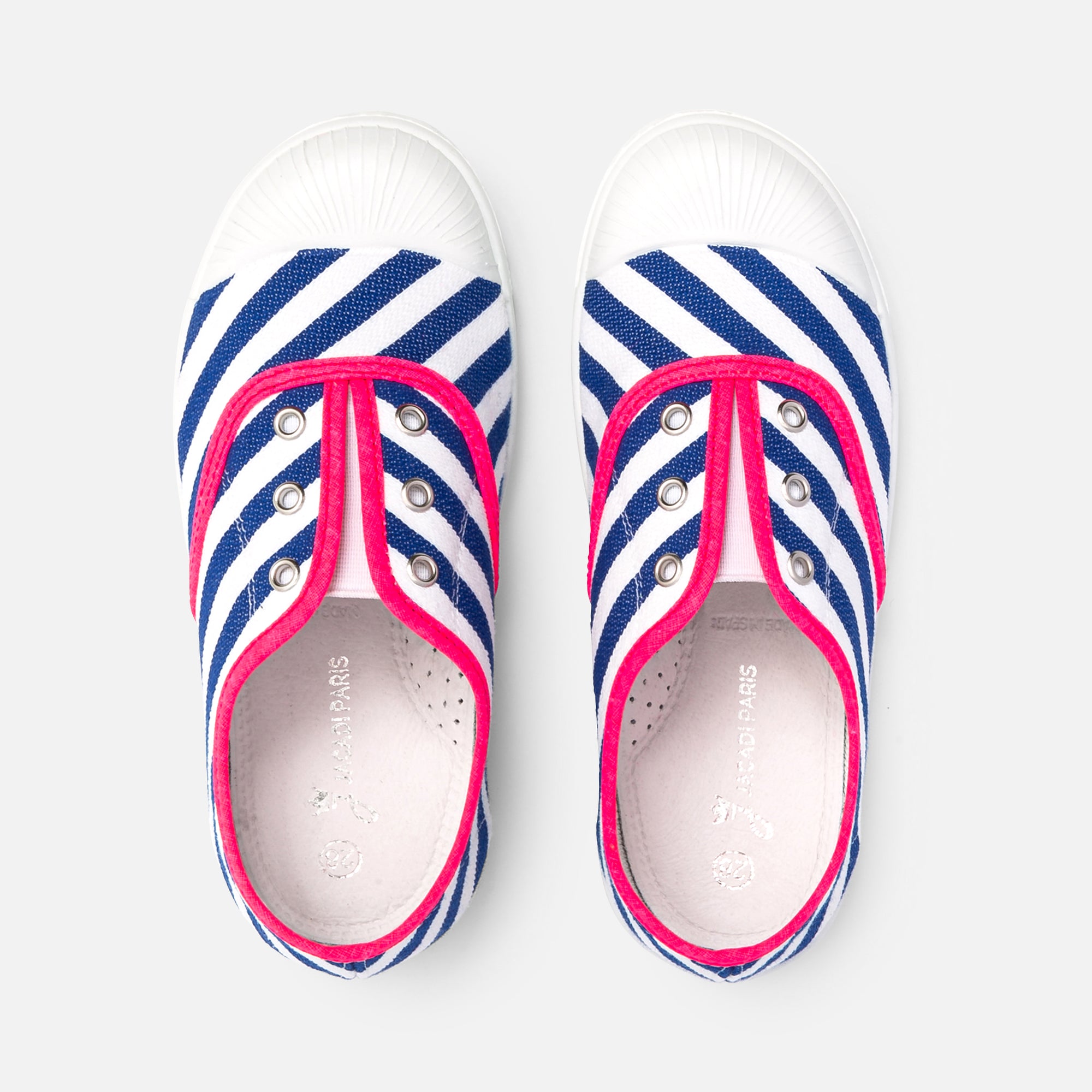 9 QTY / BLEU  CHAUSSURES TOILE DIAMANT