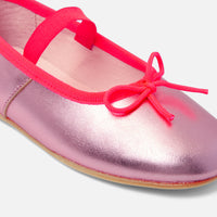 75 QTY / ROSE CHAUSSURES CUIR ALBERTINE