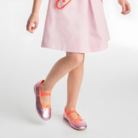 75 QTY / ROSE CHAUSSURES CUIR ALBERTINE