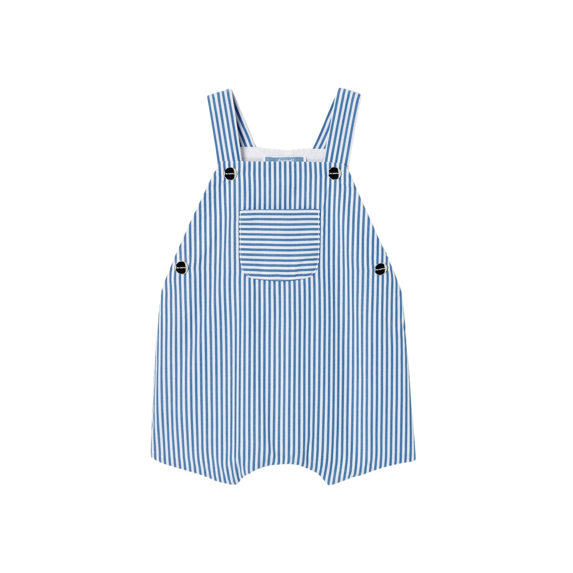 1 QTY / BLEU/BLANC PAP SALOPETTE CAROLIN