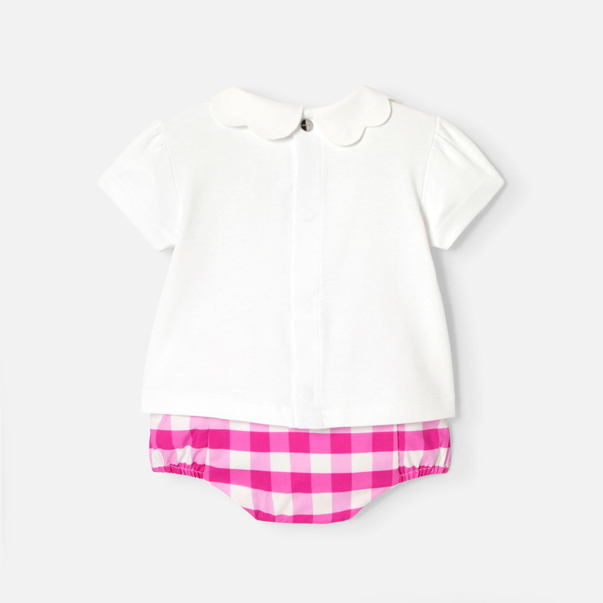 142 QTY / BLANC/ROSE PAP ENSEMBLE CYLIA