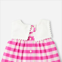 41 QTY / BLANC/ROSE PAP ROBE COURBETTE