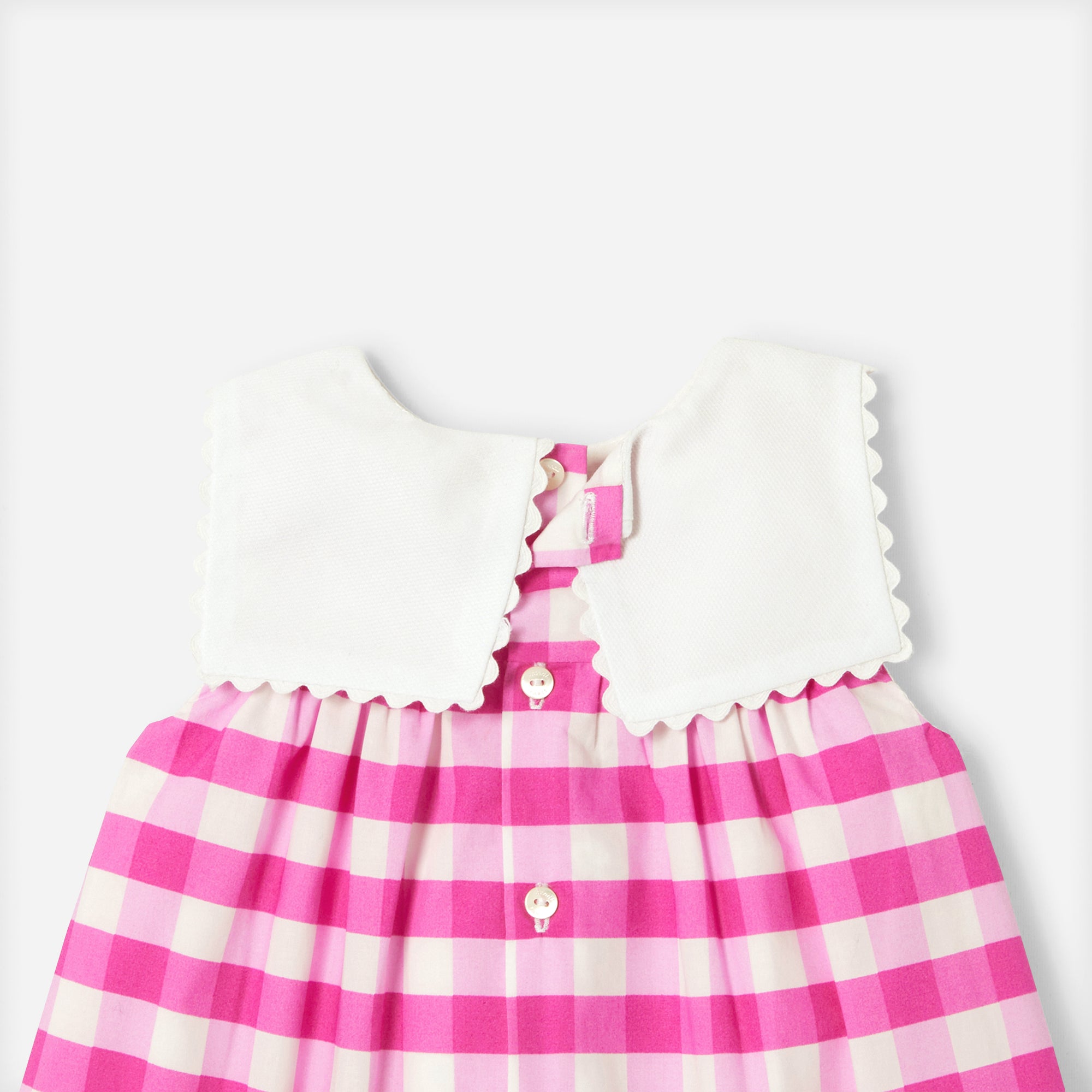 41 QTY / BLANC/ROSE PAP ROBE COURBETTE