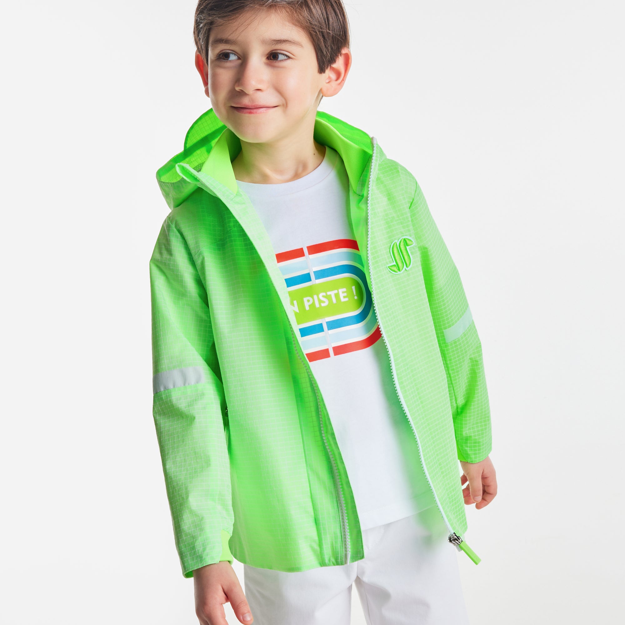 123 QTY / BLANC/VERT PAP GROSSE PIECE CANTONBIS