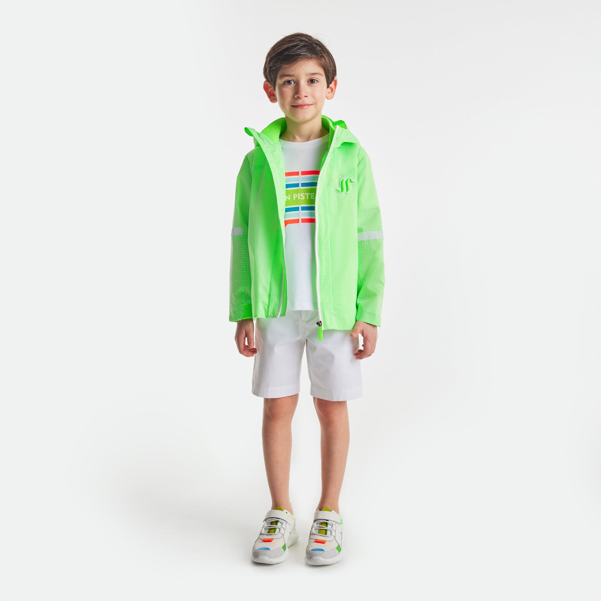 123 QTY / BLANC/VERT PAP GROSSE PIECE CANTONBIS