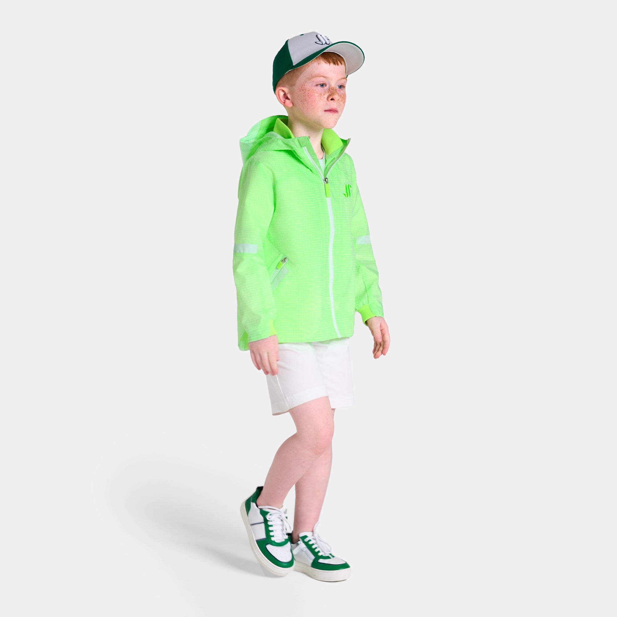 123 QTY / BLANC/VERT PAP GROSSE PIECE CANTONBIS