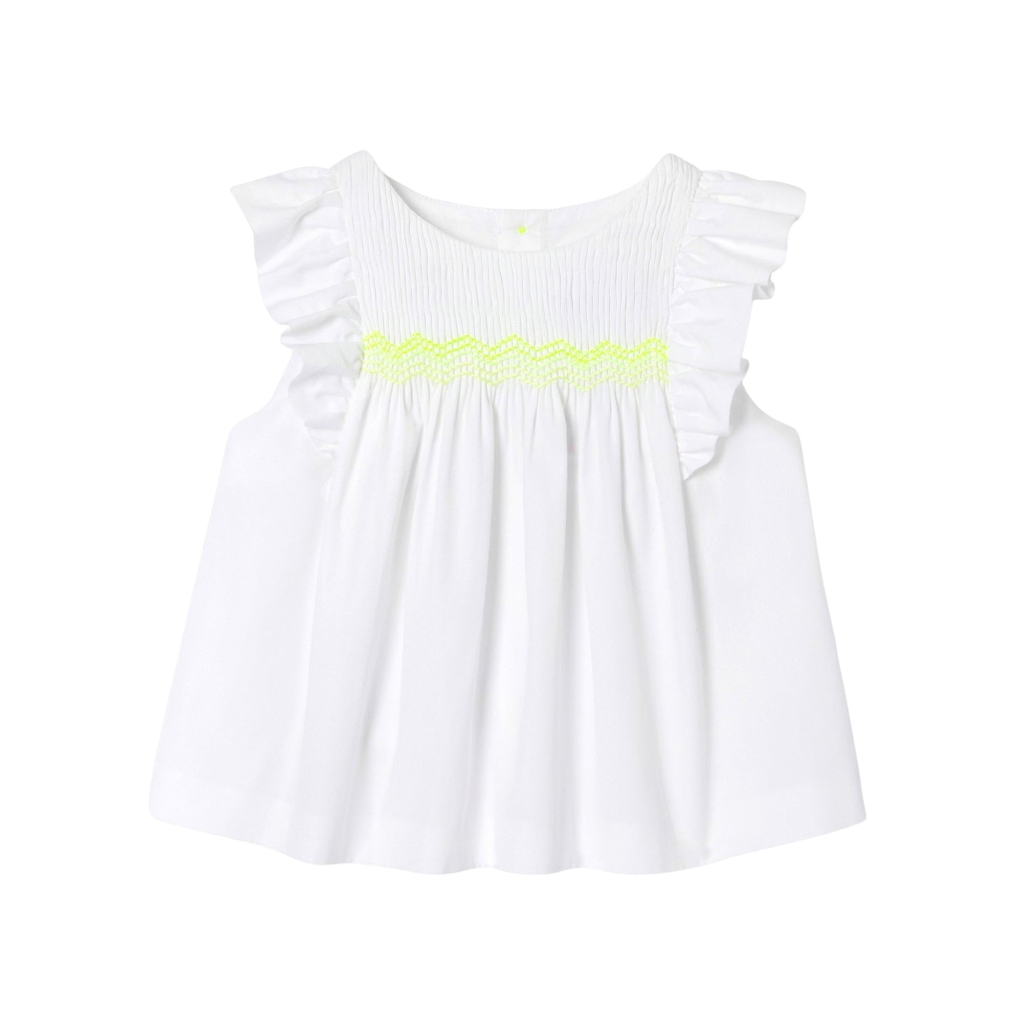 0 QTY / BLANC JACADI PAP TUNIQUE / BLOUSE CALYSSA