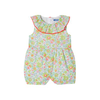0 QTY / BLANC/MULTICO PAP COMBINAISON/ BLOOMER CALLIGRAMME