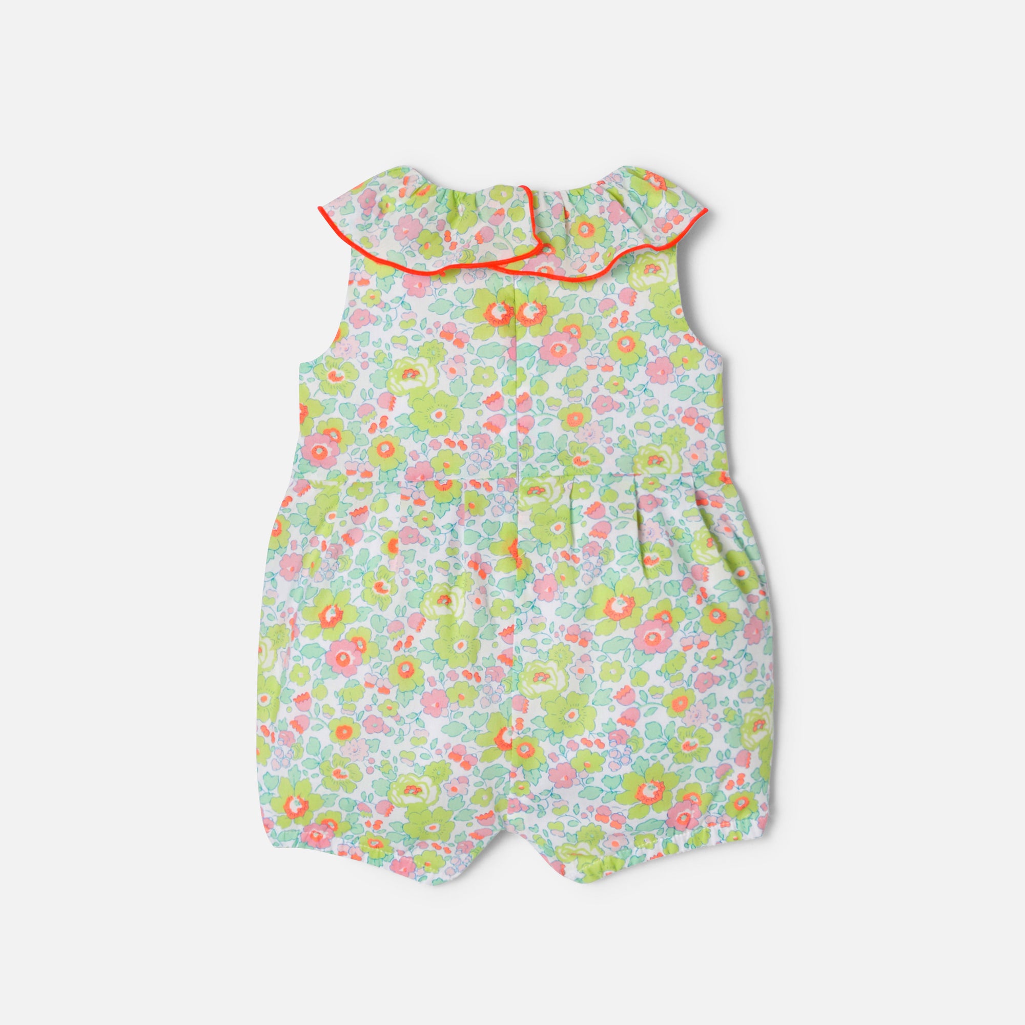 0 QTY / BLANC/MULTICO PAP COMBINAISON/ BLOOMER CALLIGRAMME