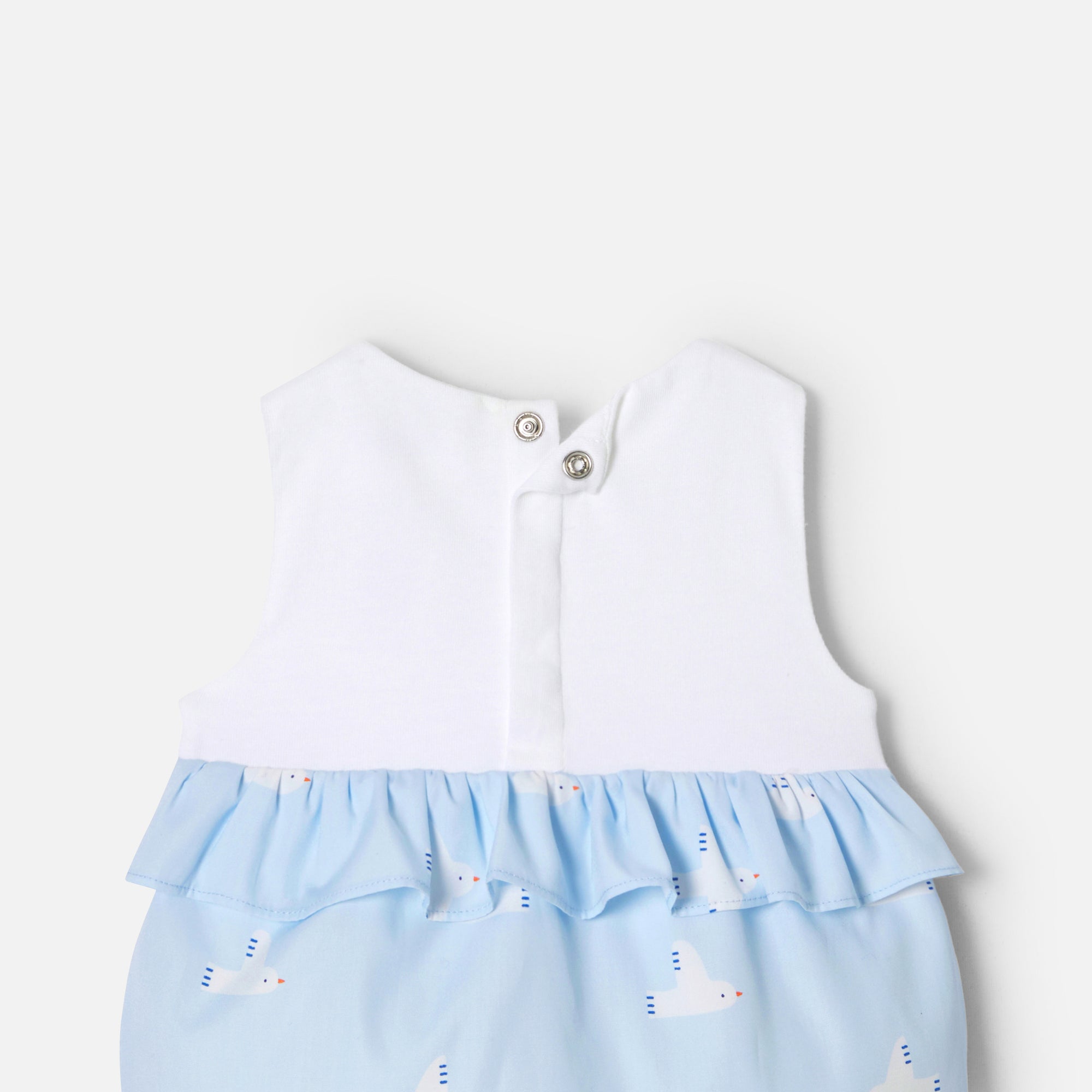 279 QTY / BLANC/MULTICO PAP COMBINAISON/ BLOOMER COPELIA