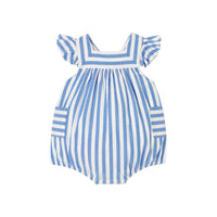 539 QTY / BLEU/BLANC PAP COMBINAISON/ BLOOMER COURTINE