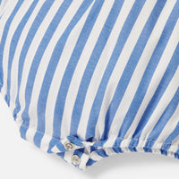 539 QTY / BLEU/BLANC PAP COMBINAISON/ BLOOMER COURTINE