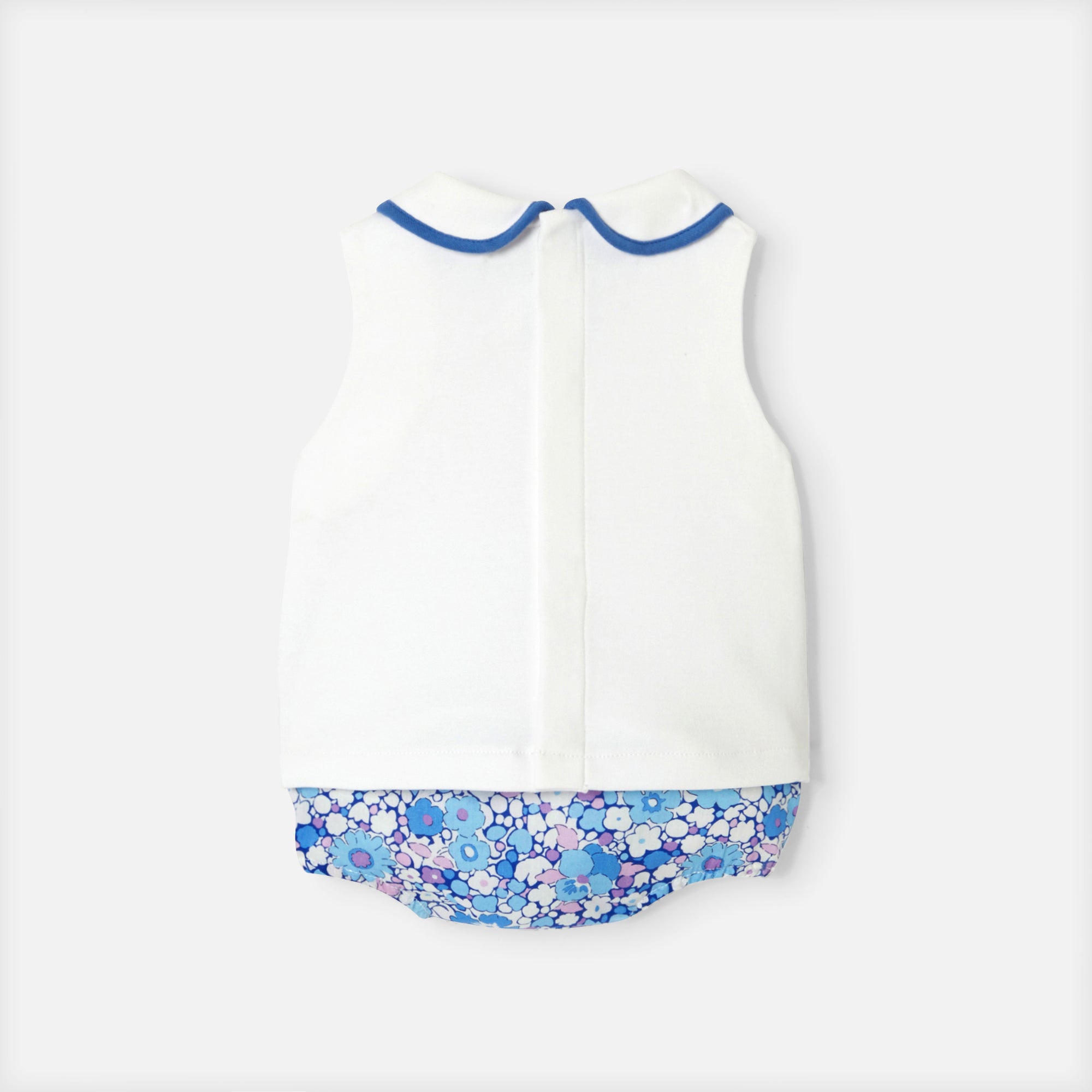 1 QTY / BLANC/MULTICO PAP ENSEMBLE CASSIOPEE