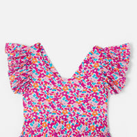 0 QTY / BLANC/MULTICO PAP ROBE CALECHE