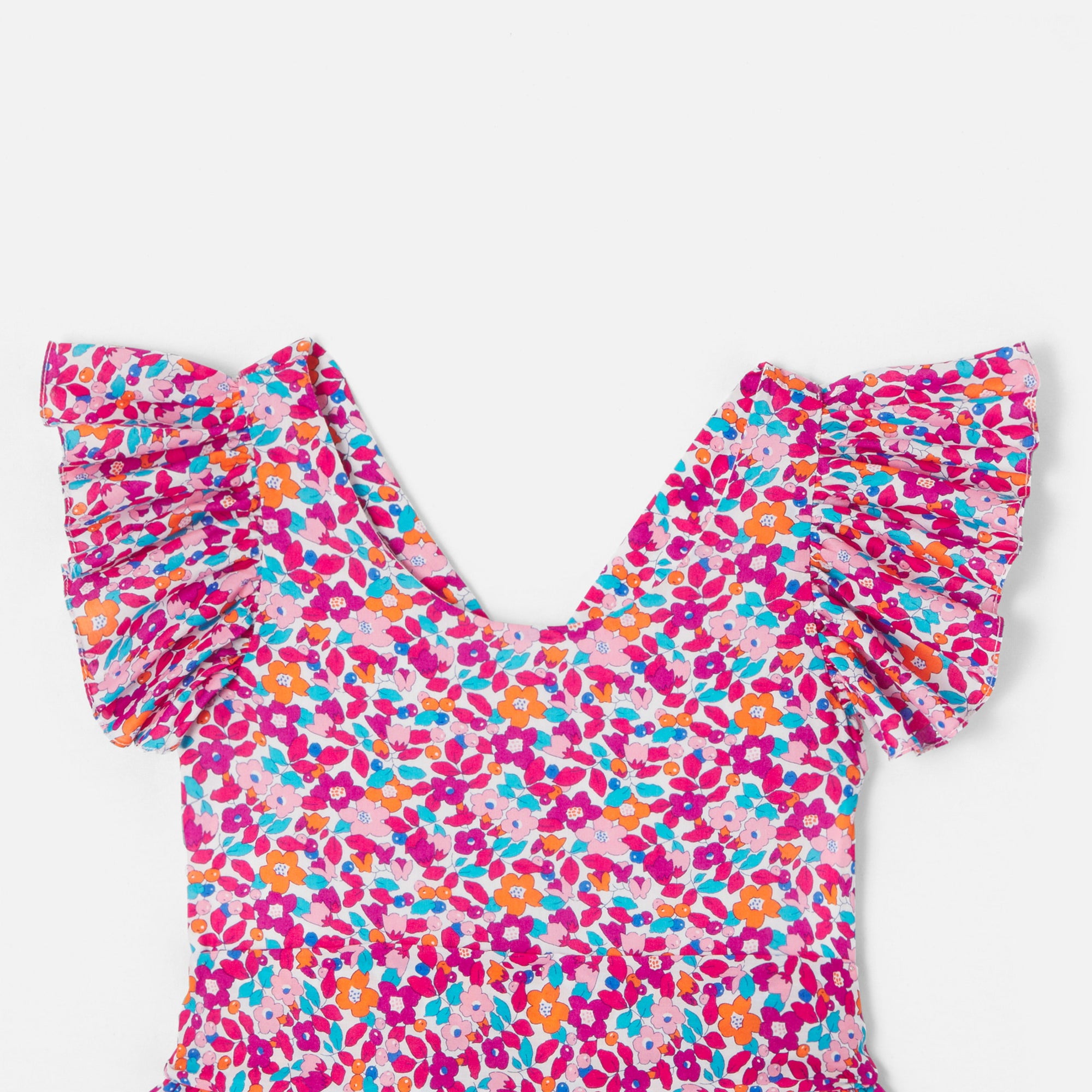 0 QTY / BLANC/MULTICO PAP ROBE CALECHE