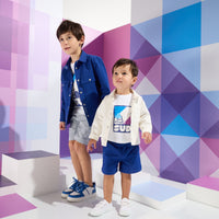 15 QTY / BLANC JACADI PAP TEE-SHIRT COSSE