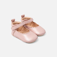 10 QTY / ROSE PALE  CHAUSSURES TOILE ALYSSA