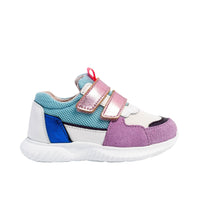 1 QTY / ROSE/MULTICO CHAUSSURES CUIR CLUB BIS BB