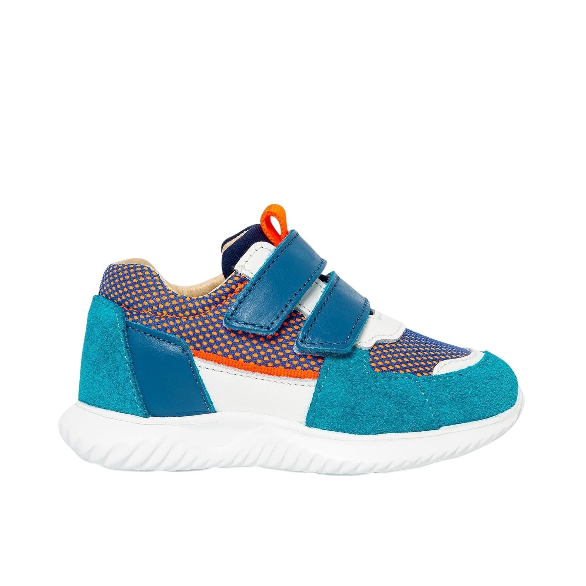1 QTY / BLEU/MULTICO CHAUSSURES CUIR CLUB BB