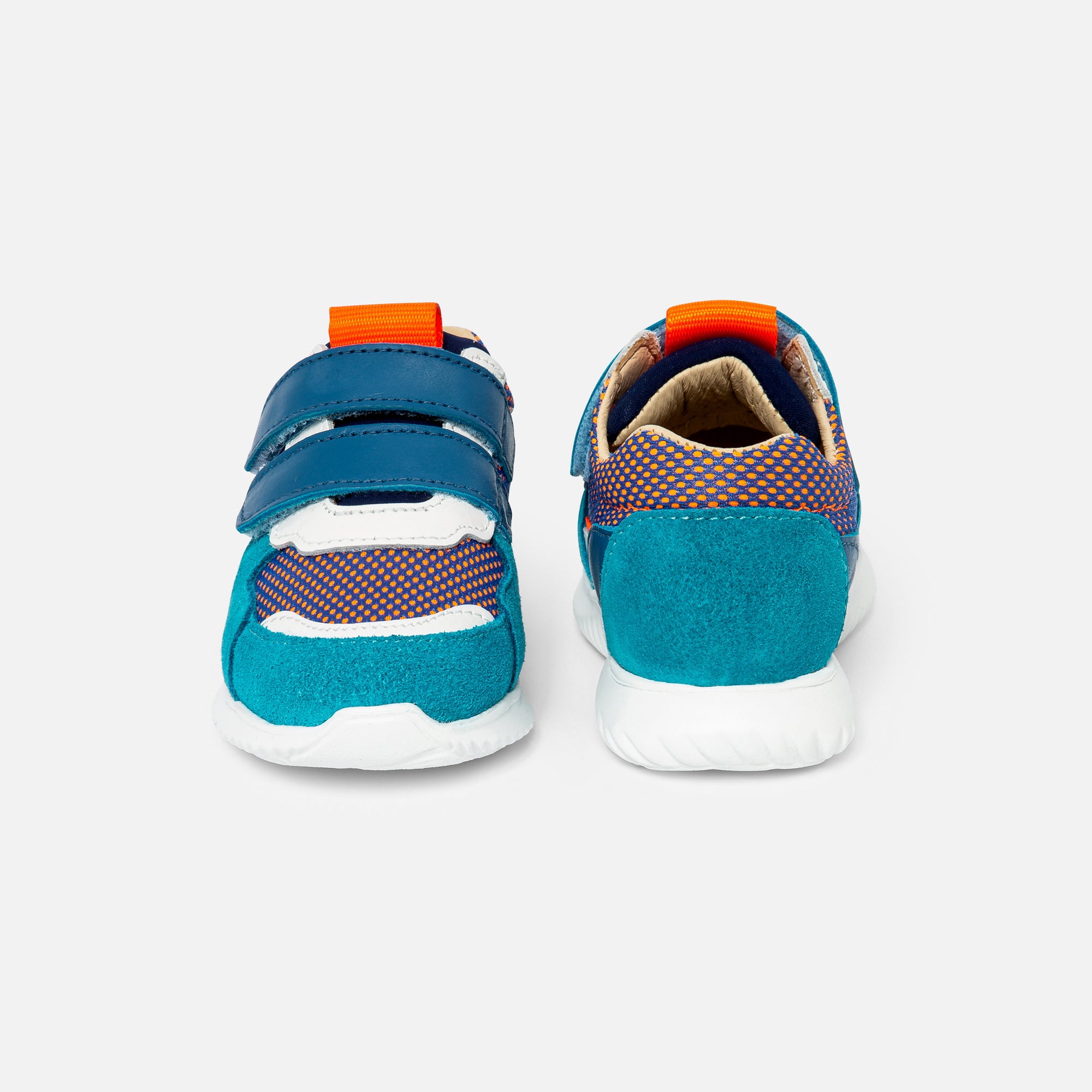 1 QTY / BLEU/MULTICO CHAUSSURES CUIR CLUB BB