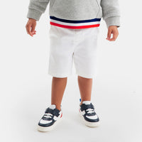 2 QTY / MARINE/ROUGE CHAUSSURES CUIR FRED BB