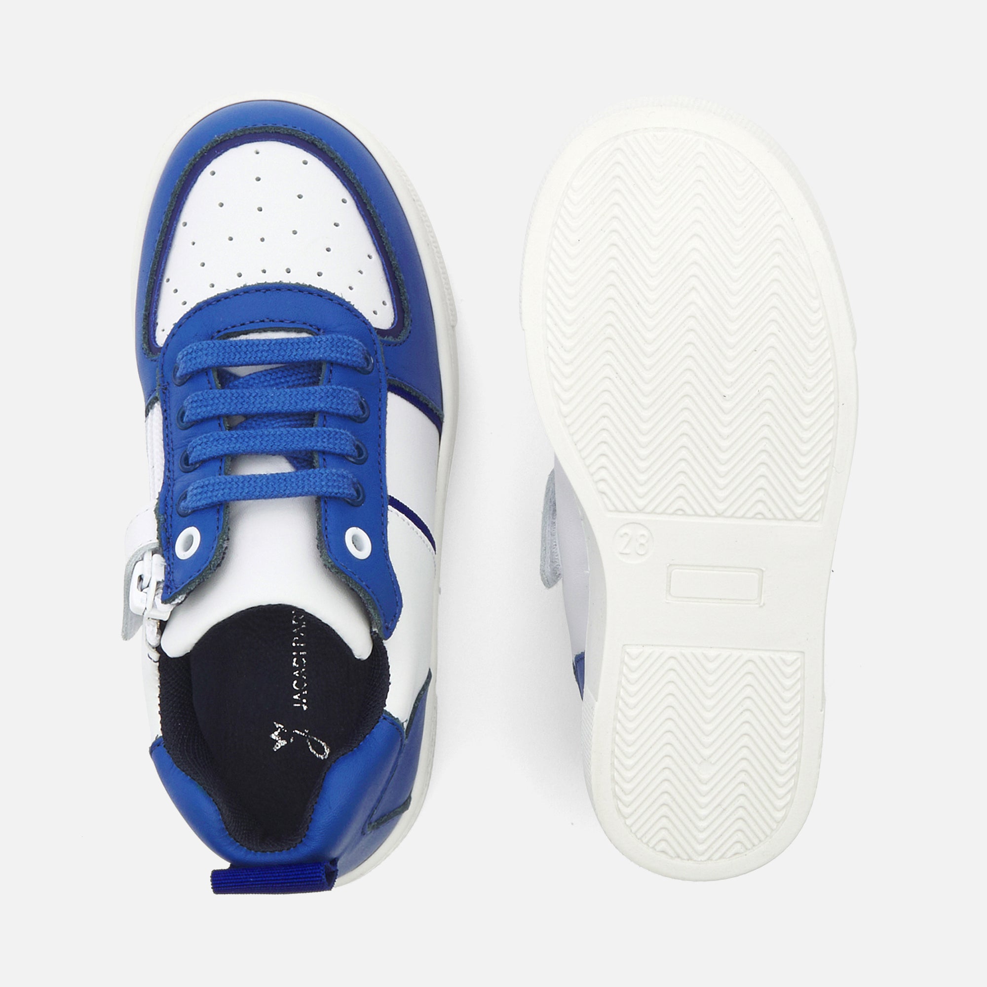 2 QTY / BLEU CLAIR  CHAUSSURES CUIR FRED 2 COL