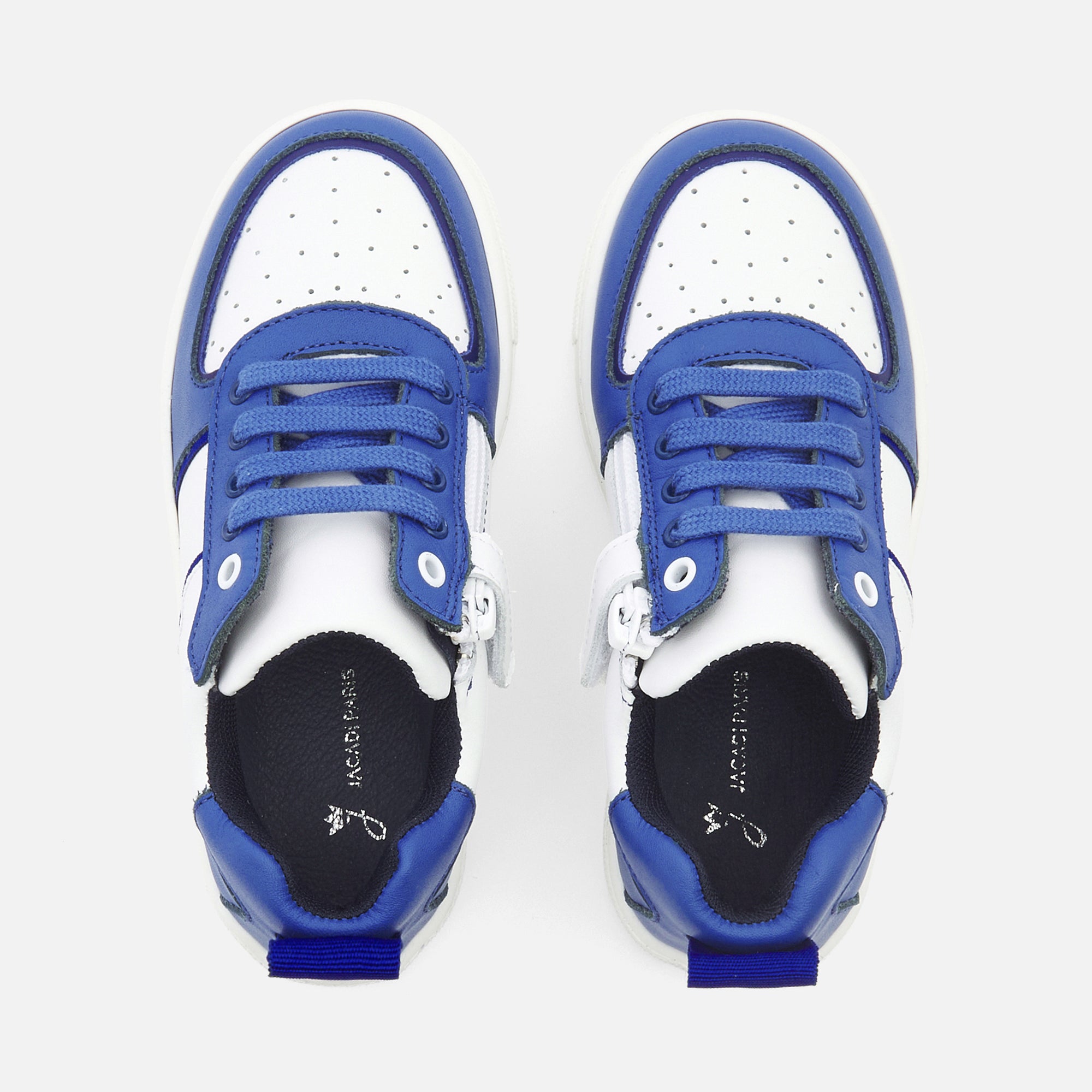 2 QTY / BLEU CLAIR  CHAUSSURES CUIR FRED 2 COL