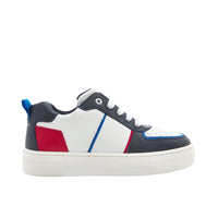 19 QTY / MARINE/ROUGE CHAUSSURES CUIR FRED 2 COL