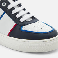 19 QTY / MARINE/ROUGE CHAUSSURES CUIR FRED 2 COL