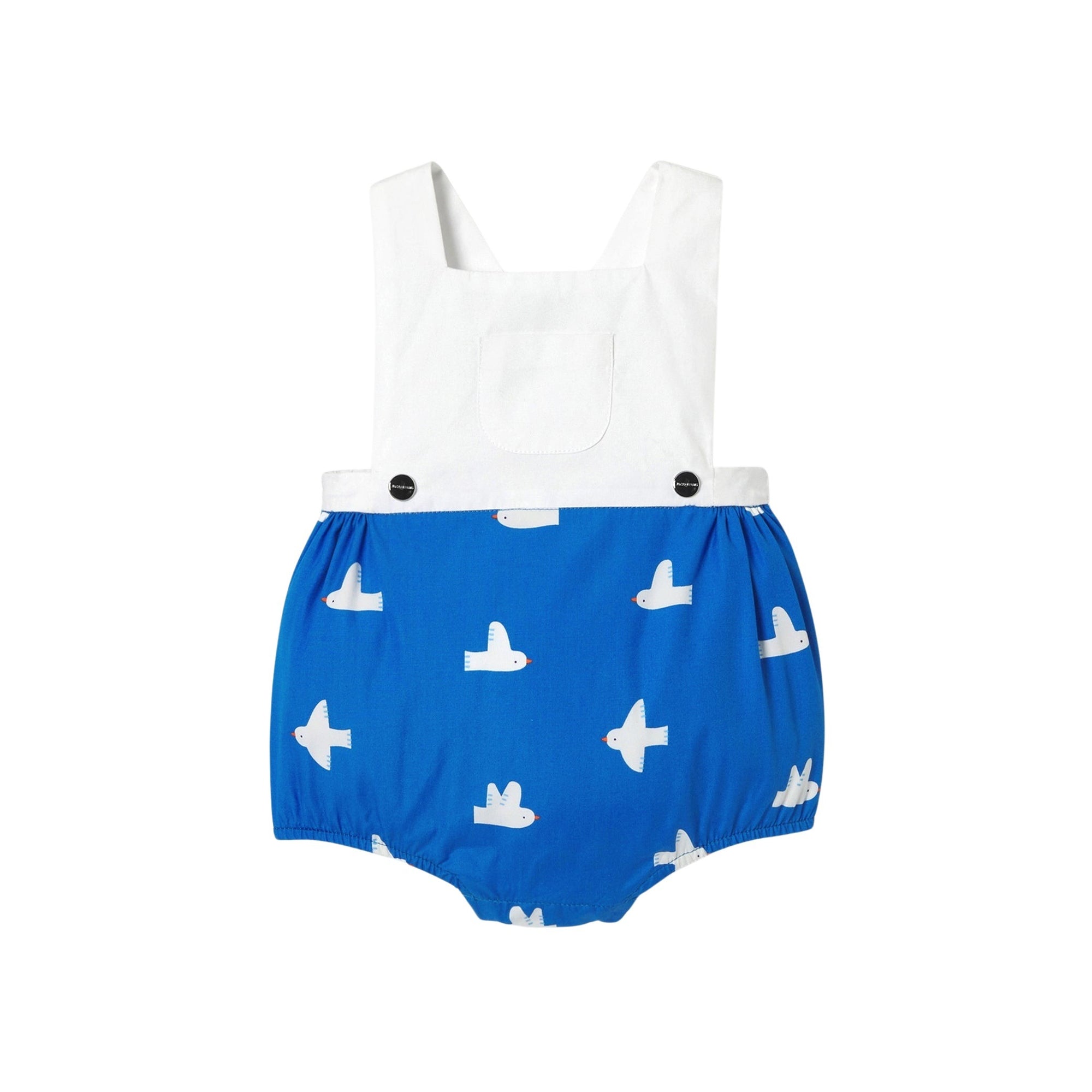 589 QTY / BLANC/MULTICO PAP COMBINAISON/ BLOOMER COREN