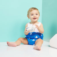 589 QTY / BLANC/MULTICO PAP COMBINAISON/ BLOOMER COREN