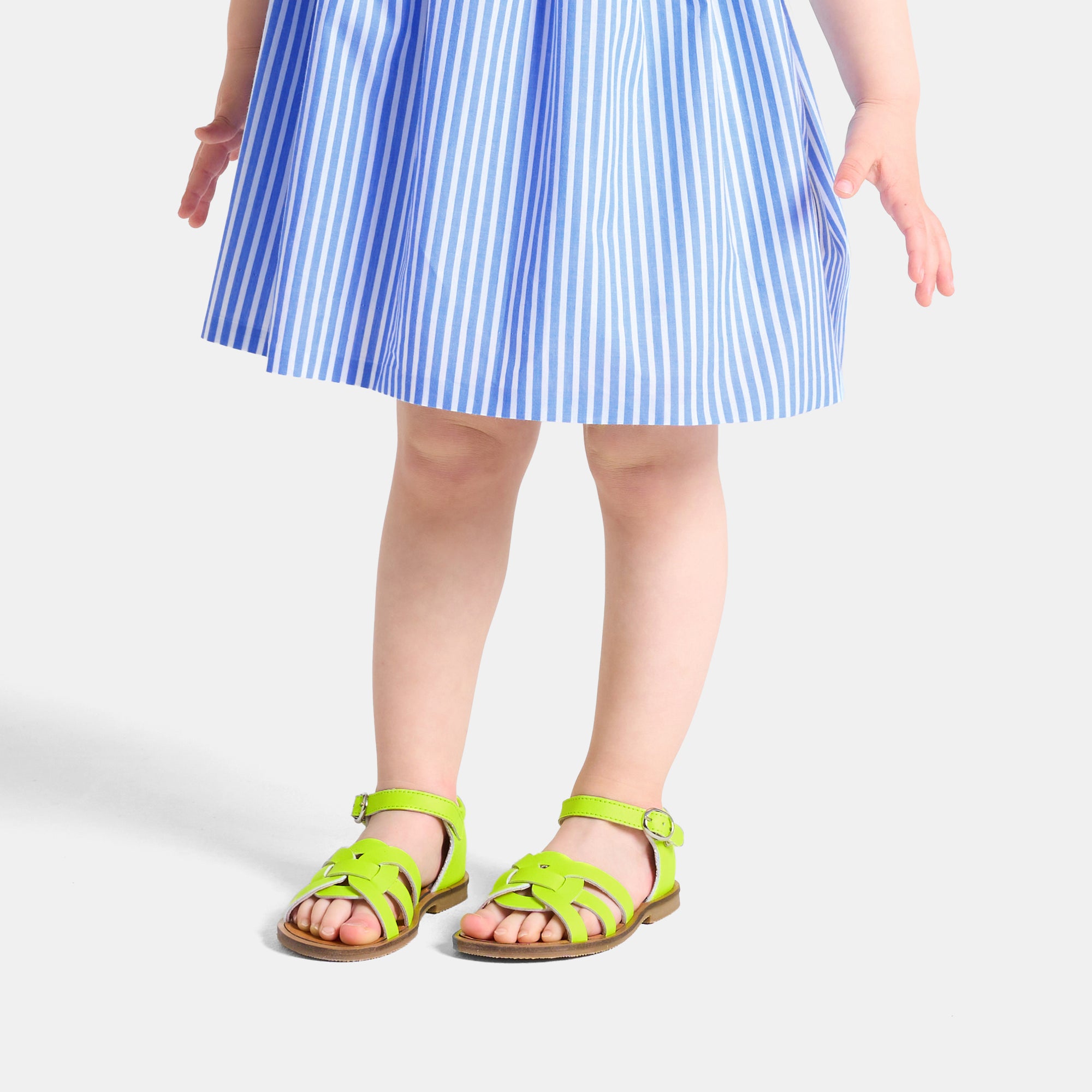 63 QTY / JAUNE FLUO CHAUSSURES CUIR ALBANE
