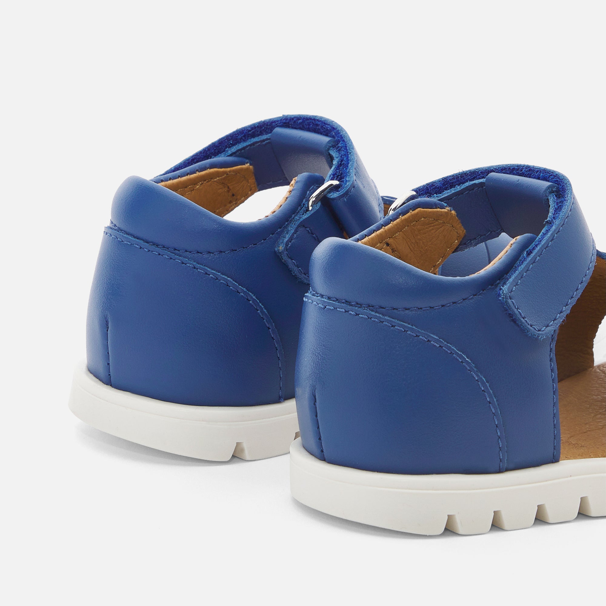 87 QTY / BLEU CHAUSSURES CUIR ALPHONSE