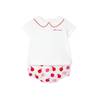 566 QTY / BLANC/MULTICO PAP ENSEMBLE CACTUS