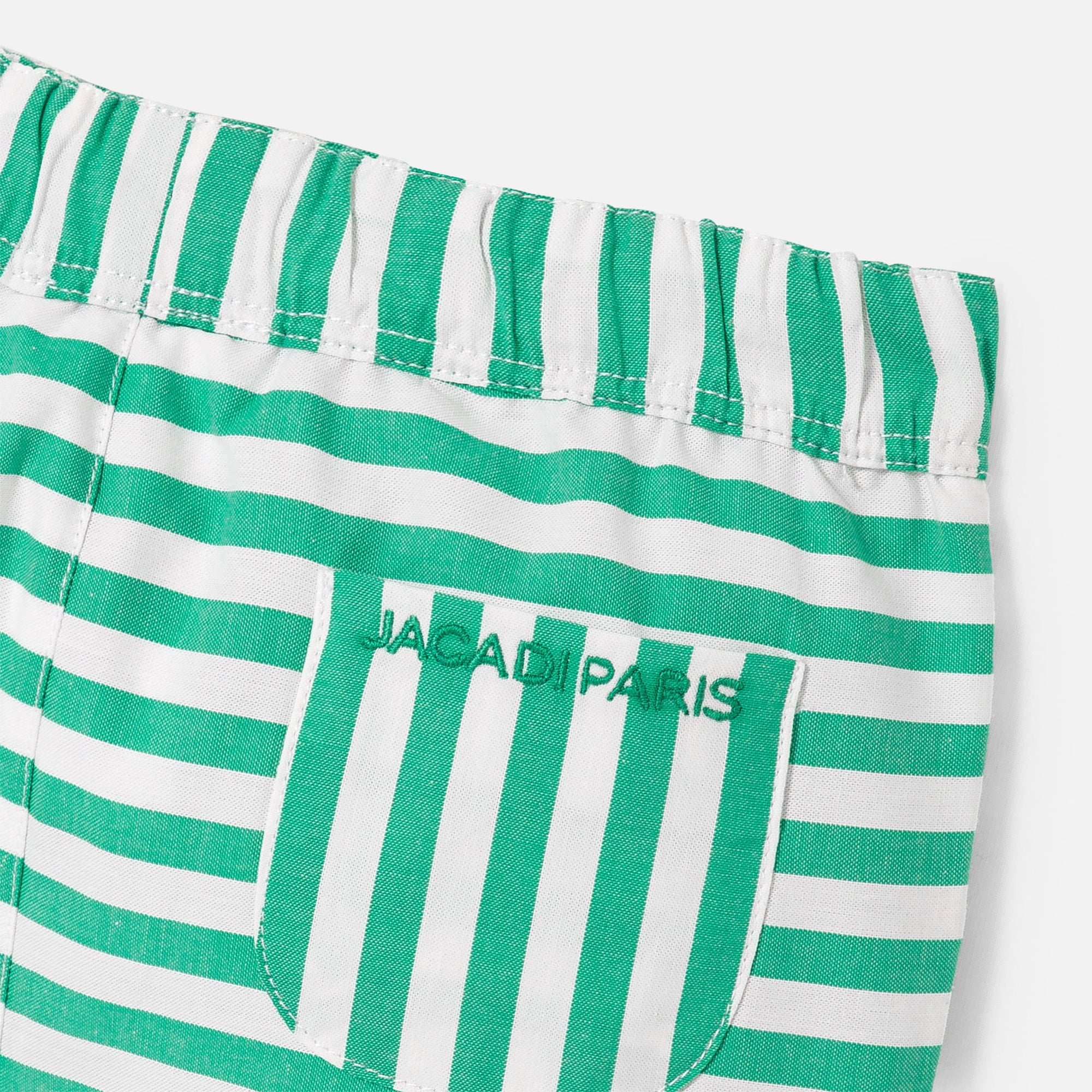 31 QTY / BLANC/VERT PAP SHORT / BERMUDA COQ