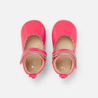 137 QTY / ROSE FLUO CHAUSSURES TOILE ALYSSA COL