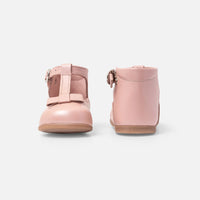 2 QTY / ROSE CHAUSSURES CUIR PUCE COL