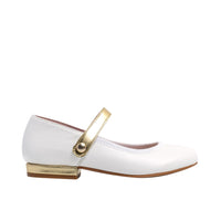 1 QTY / BLANC JACADI CHAUSSURES CUIR AGLAE