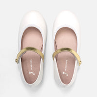 1 QTY / BLANC JACADI CHAUSSURES CUIR AGLAE