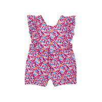 0 QTY / BLANC/MULTICO PAP COMBINAISON/ BLOOMER CURIELSPE