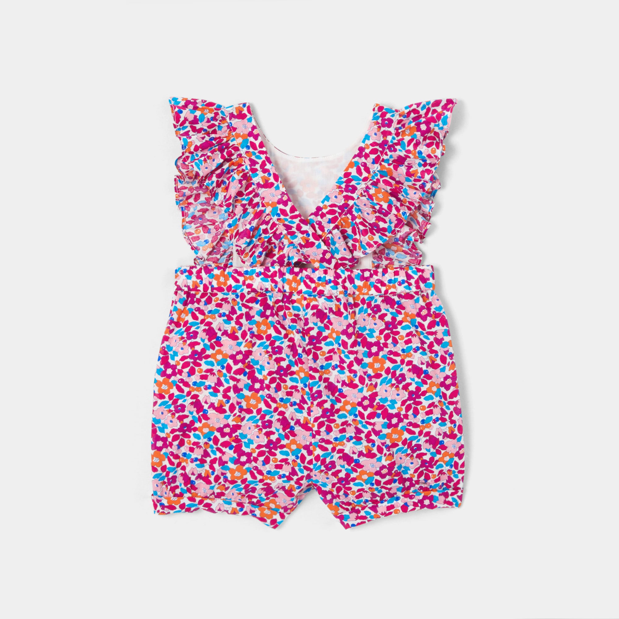 0 QTY / BLANC/MULTICO PAP COMBINAISON/ BLOOMER CURIELSPE