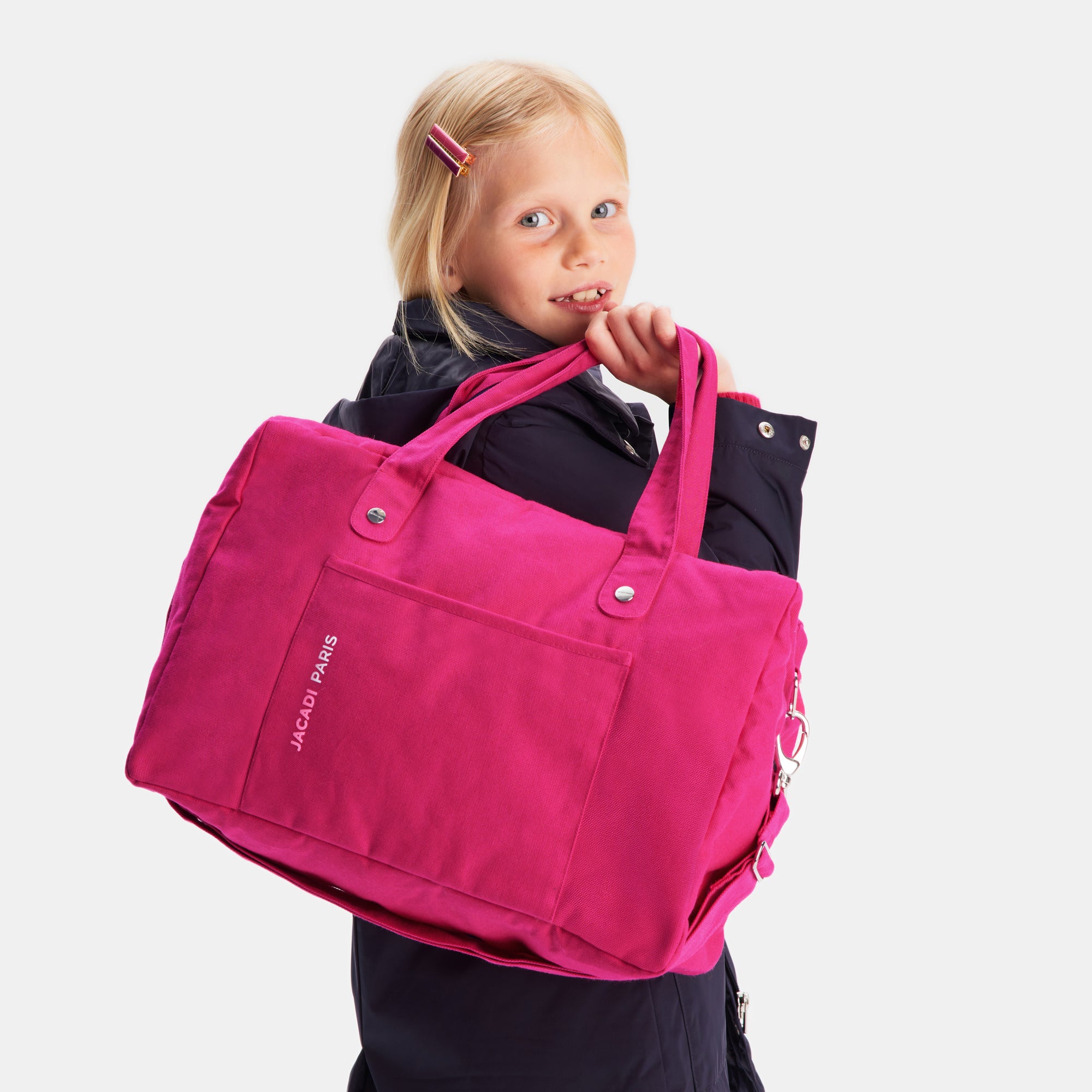 ROSE FUSCHIA SAC PM CANVAS PETIT VERGER NEW