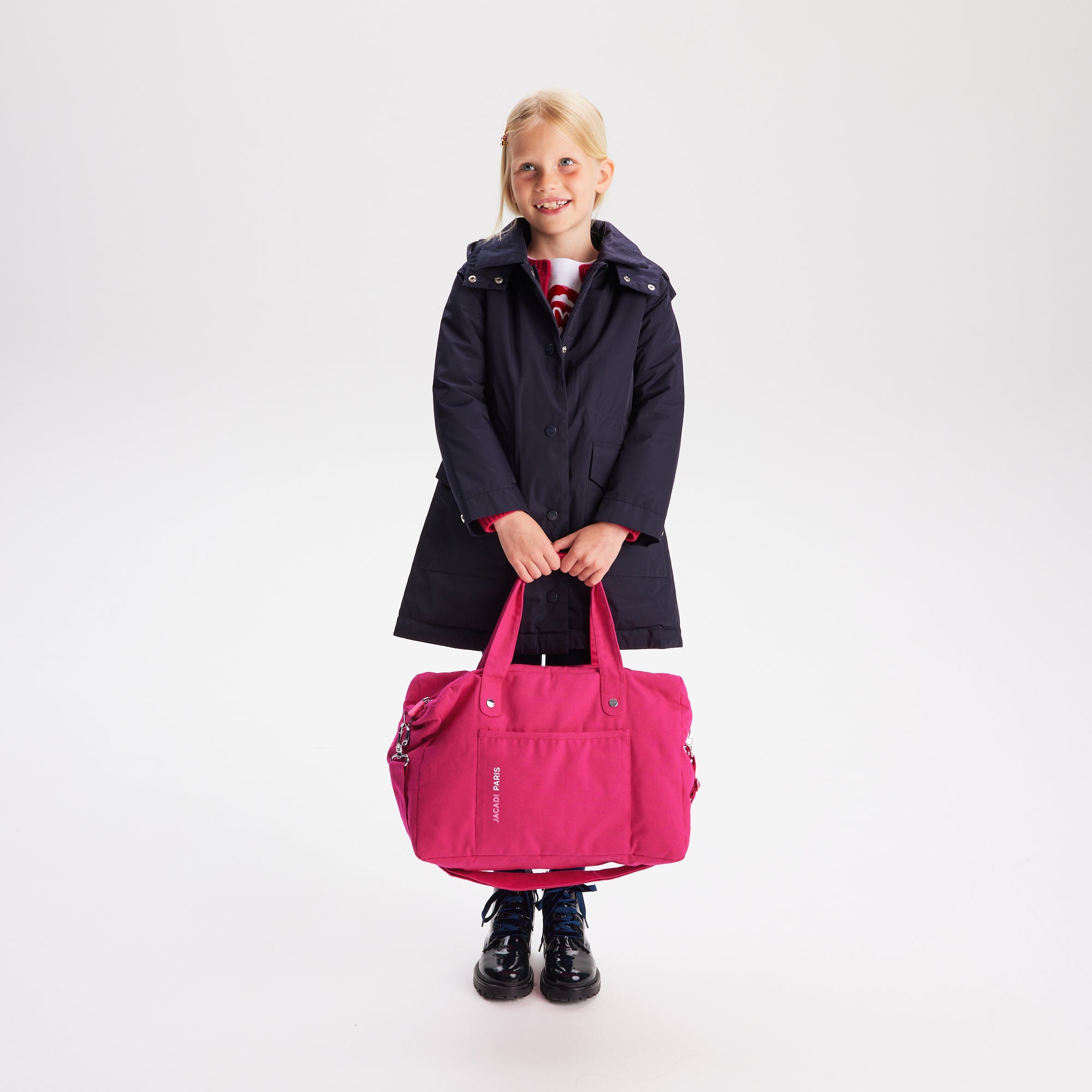 ROSE FUSCHIA SAC PM CANVAS PETIT VERGER NEW