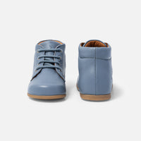 0 QTY / BLEU CHAUSSURES CUIR FRIMOUSSE COL