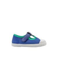 0 QTY / BLEU/VERT CHAUSSURES TOILE MAGIC COL