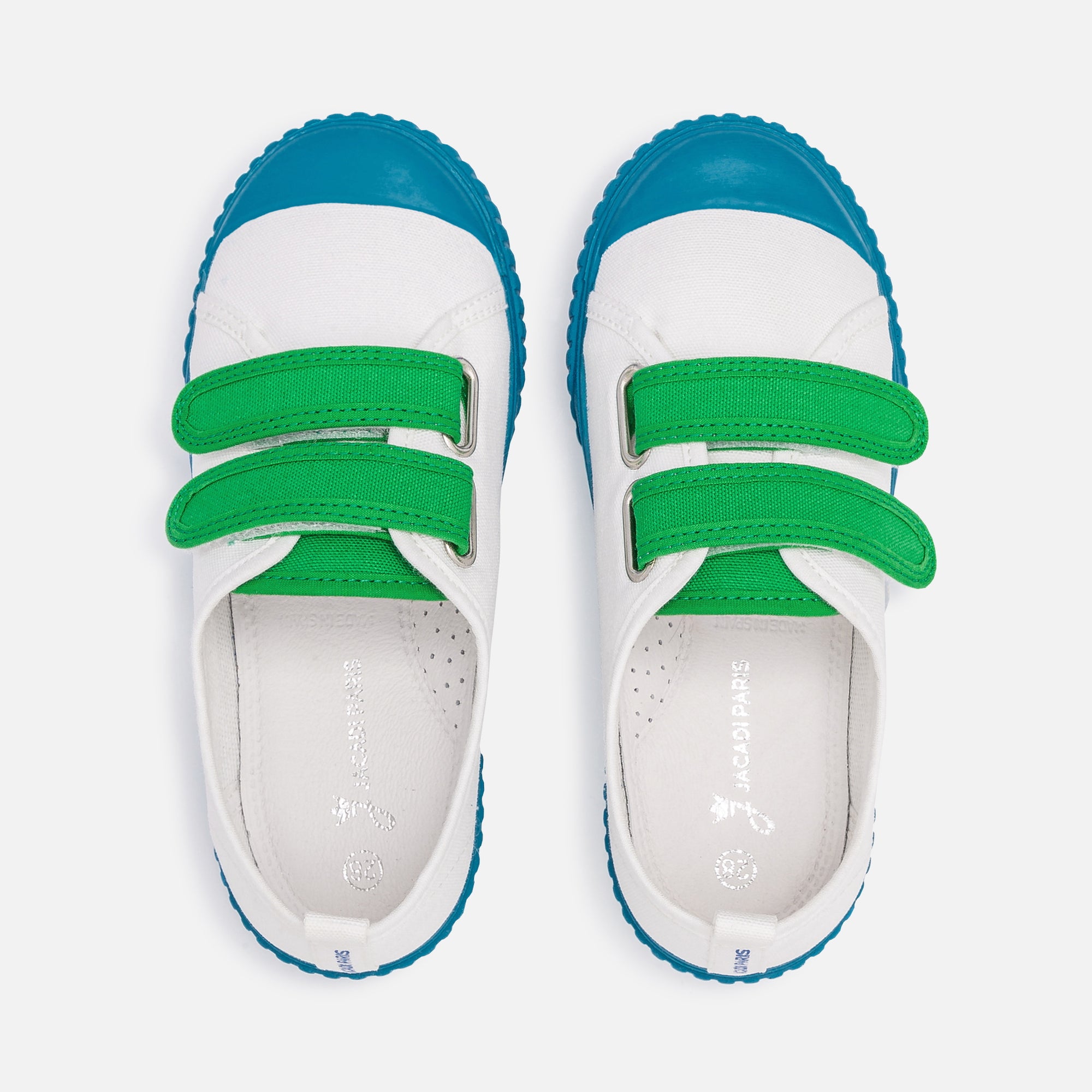 5 QTY / BLANC DOUX  CHAUSSURES TOILE ANTOINE