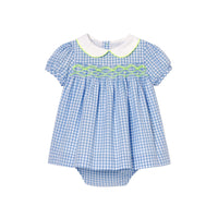 0 QTY / BLEU/BLANC PAP ROBE MELODIE