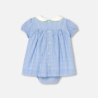 0 QTY / BLEU/BLANC PAP ROBE MELODIE