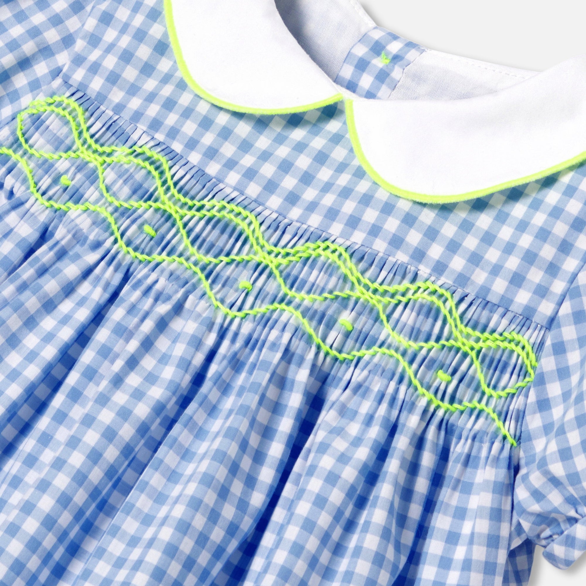 0 QTY / BLEU/BLANC PAP ROBE MELODIE